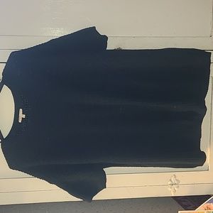 Oversized short sleeved sweater